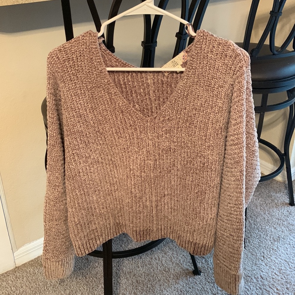 Pink Rose Sweater